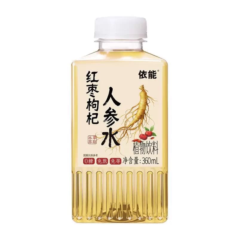 依能红枣枸杞人参水饮料0糖0脂肪0糖草本萃取植物饮品360ml*6瓶装 - 缩略图5