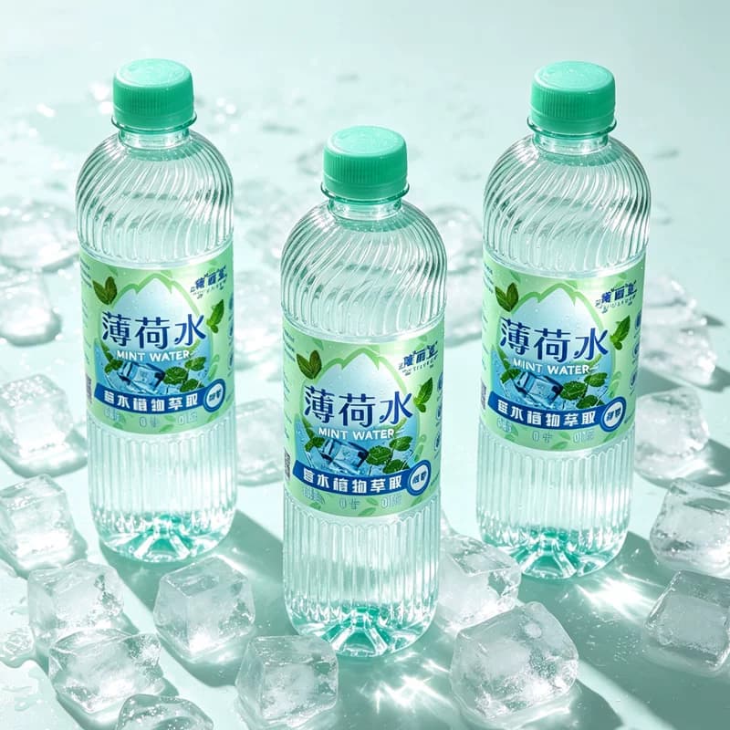 瑰丽堂薄荷水500ml*8瓶清凉食用级饮料品冷藏酷天然冰粉专用云南 - 缩略图4
