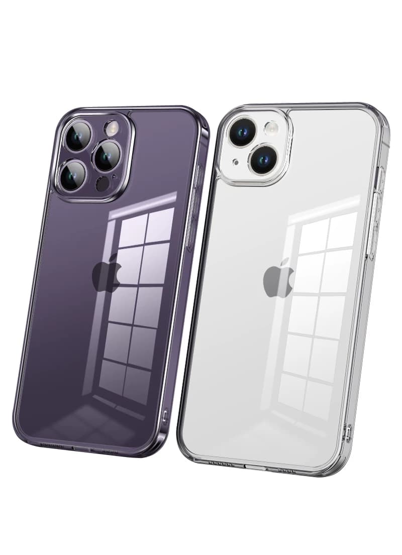 苹果iPhone15ProMax16瓷晶钢化玻璃透明13镜头全包裹14手机保护壳套磨砂防指纹硅胶软12气囊防摔117超薄适用 - 缩略图5