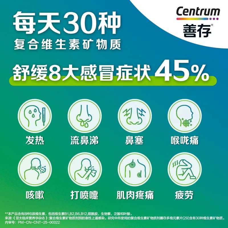 善存29种多维元素片100片复合维生素d3b2维c叶酸官方旗舰店 - 缩略图3