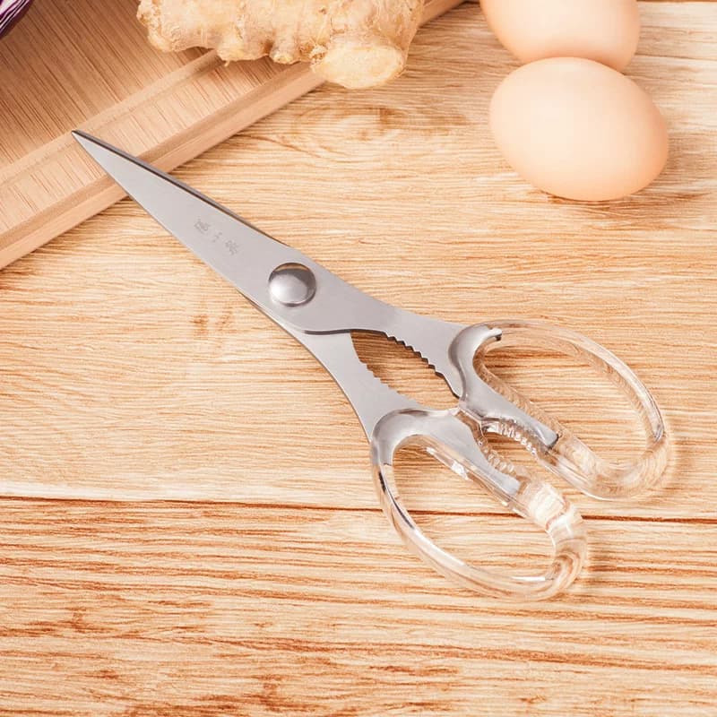 张小泉不锈钢多功能剪鸡鸭鱼多用强力剪剪工具剪刀家用剪子食物 - 缩略图4