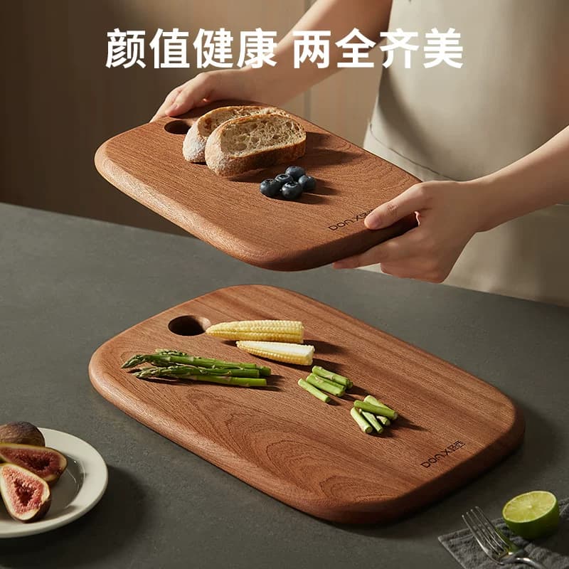 咚西乌檀木整木菜板家用抗菌防霉小案板实木切菜板婴儿水果粘砧板 - 缩略图5