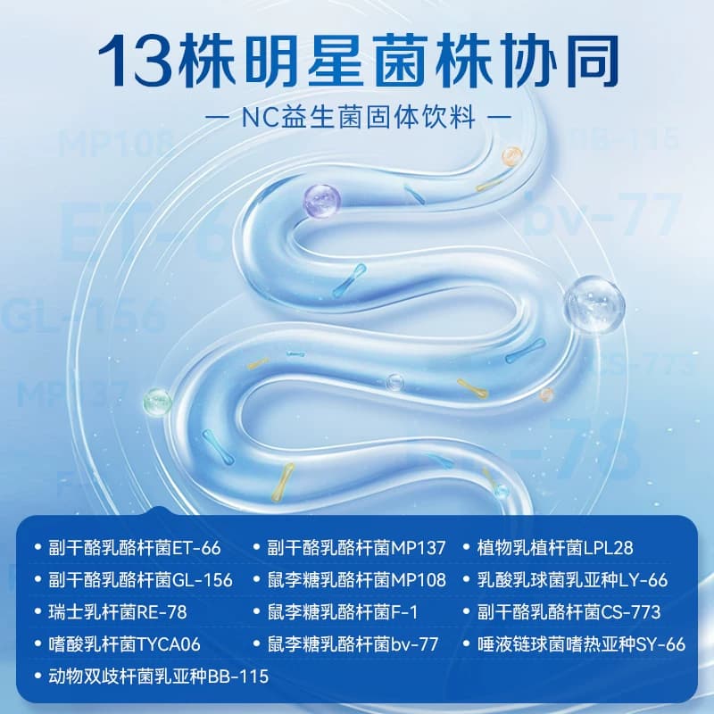 NC400益生菌固体饮料13联活菌后生元肠胃粉剂通用官方旗舰店R - 缩略图2