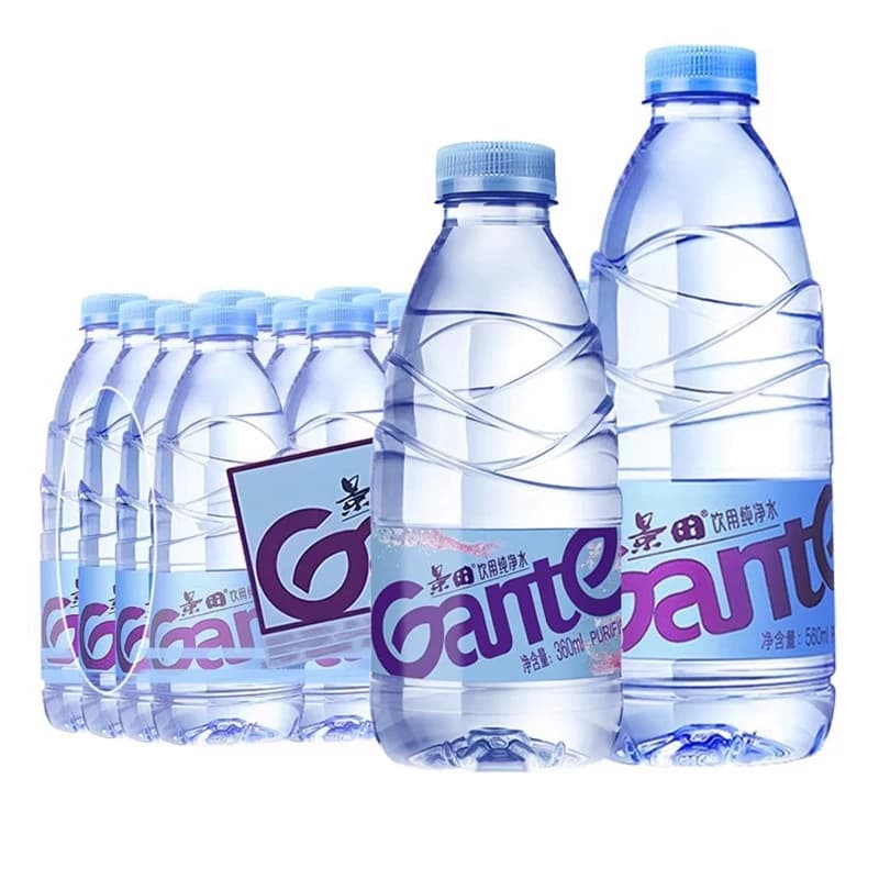 景田纯净水360/560ml*24瓶饮用水会议办公出游非矿泉水小瓶整箱 - 缩略图5