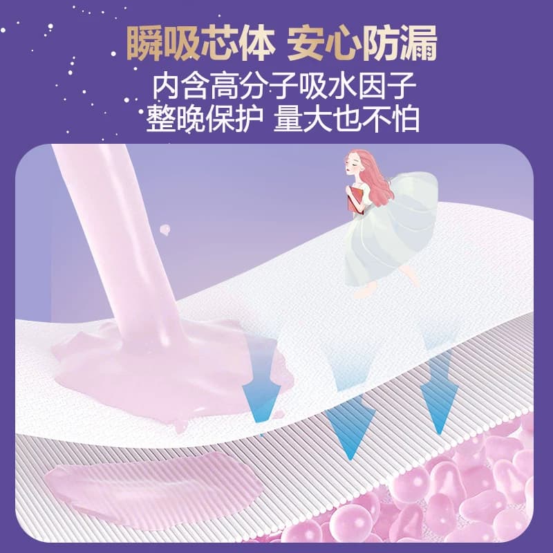 三只小猪安睡裤卫生巾经期裤安心裤经期用防漏夜用3片装卫生裤 - 缩略图3