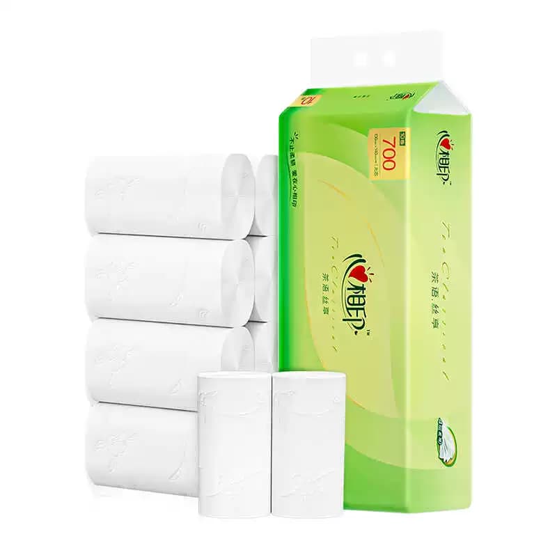 心相印卫生纸卷纸家用4层加厚无芯卷纸toiletpaper擦手纸批发木浆 - 缩略图5
