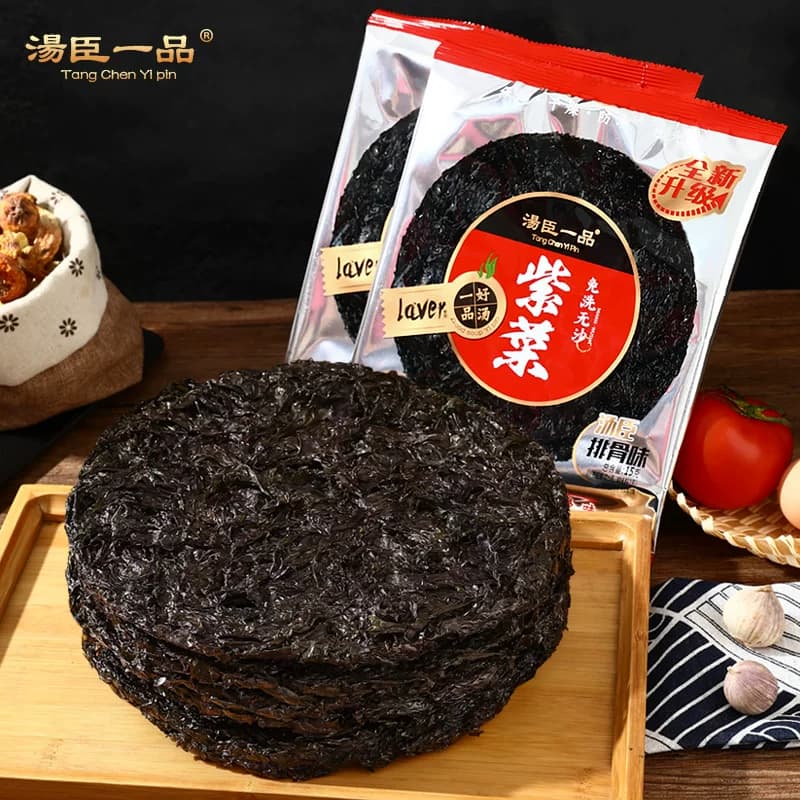 汤臣一品头水紫菜干货福建特产无沙排骨味紫菜蛋汤 - 缩略图2