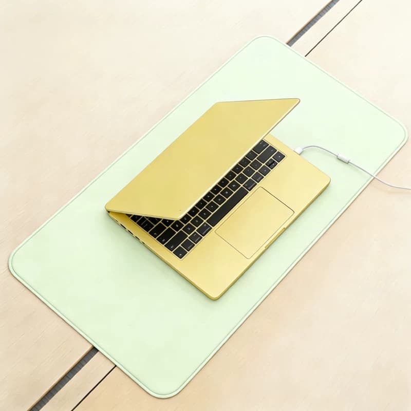同款Macbookneo桌垫轻奢高级感鼠标桌垫高颜值办公写字电脑垫子 - 缩略图4