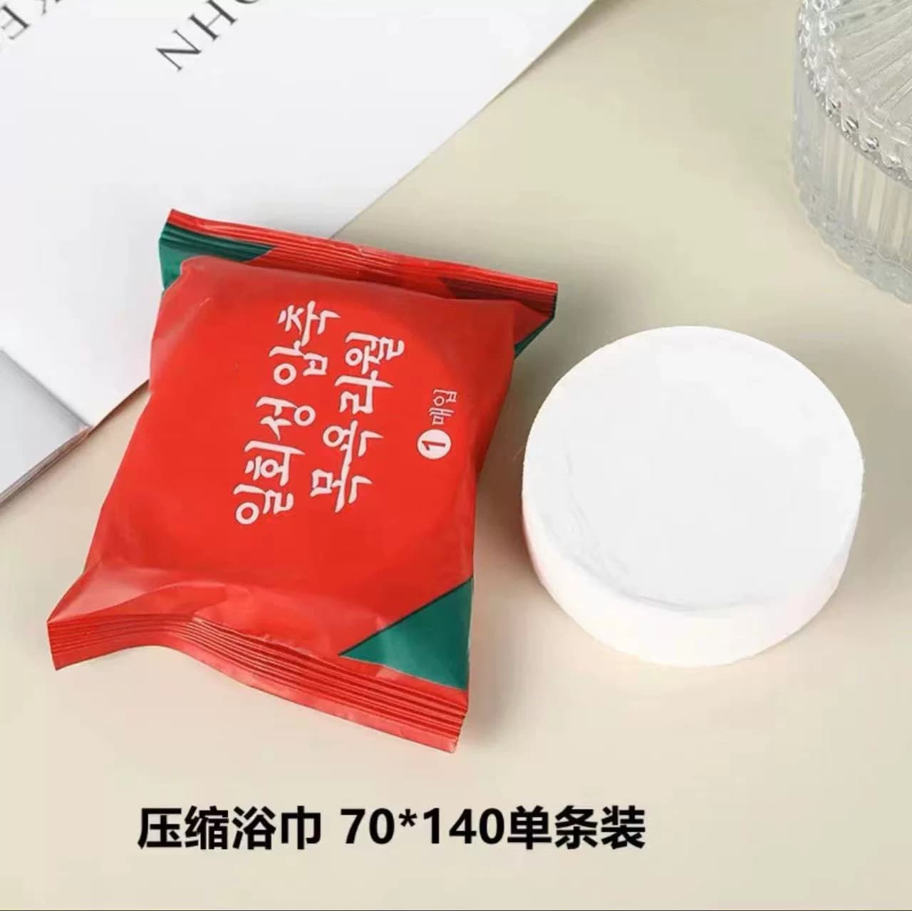 压缩浴巾一次性浴巾毛巾便携式旅行加大加厚吸水酒店专用旅行浴巾 - 缩略图3