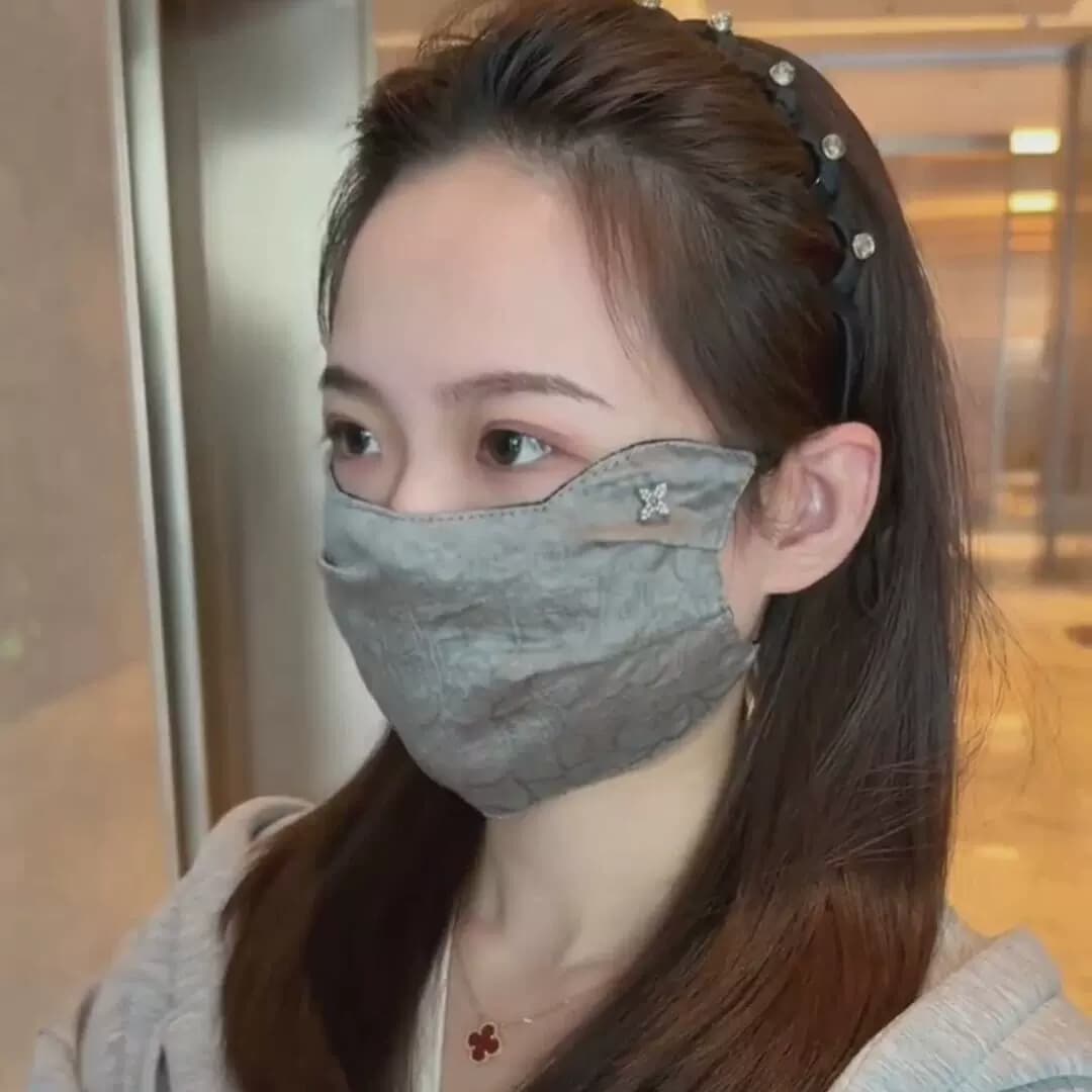 新款天丝防晒口罩轻薄透气防紫外线立体高颜值护眼角冰感防晒面罩 - 缩略图5