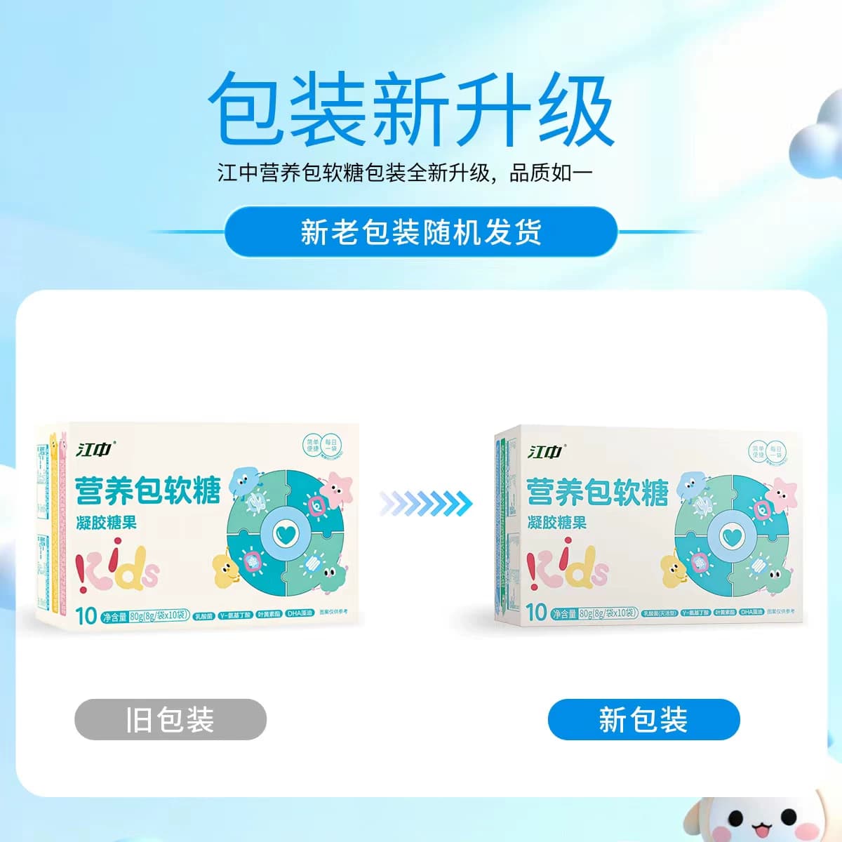 江中营养包软糖儿童蓝莓氨基丁酸综合补充营养品保健品官方药房 - 缩略图5