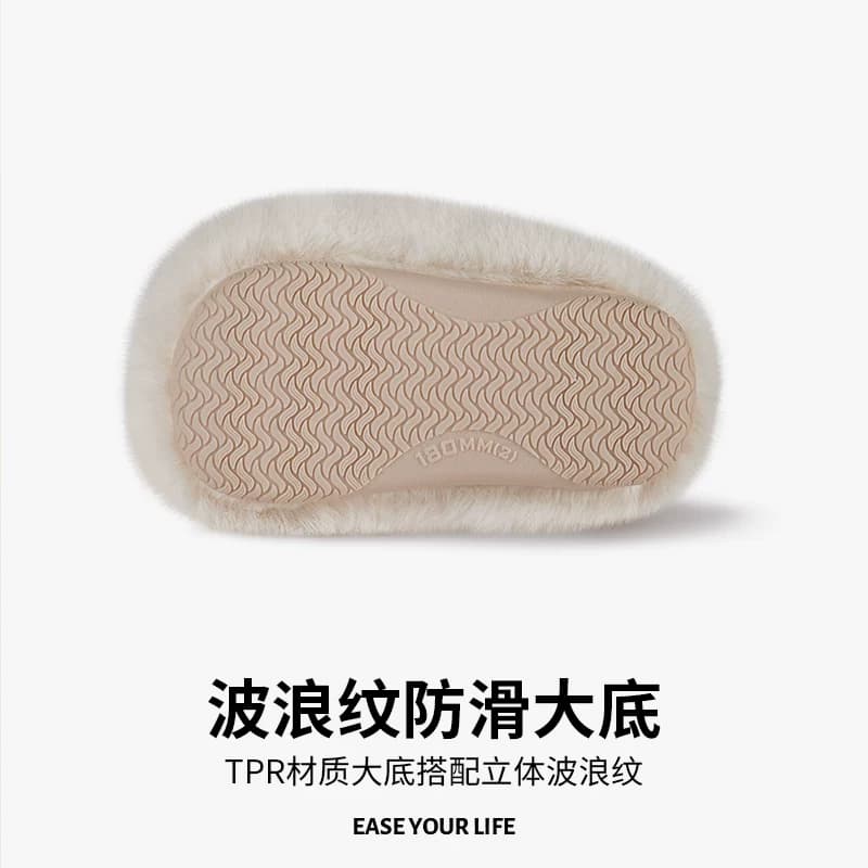 朴西宝宝棉拖鞋新款秋冬季保暖卡通可爱女孩室内防滑儿童毛毛鞋男 - 缩略图5