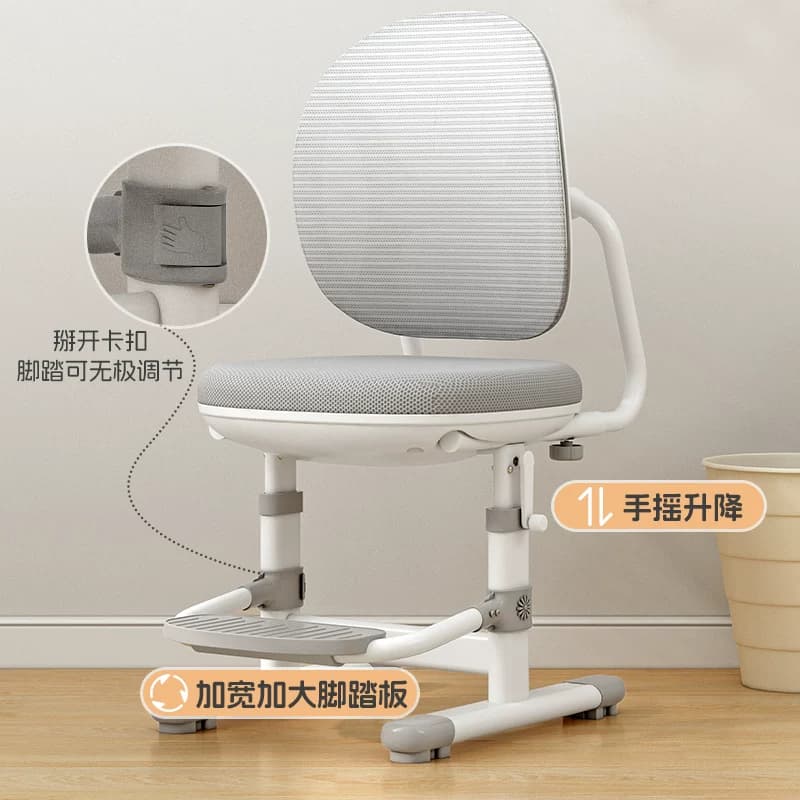 儿童学习椅椅子小学生写字椅可调节升降座椅矫正坐姿家用靠背凳子 - 缩略图2