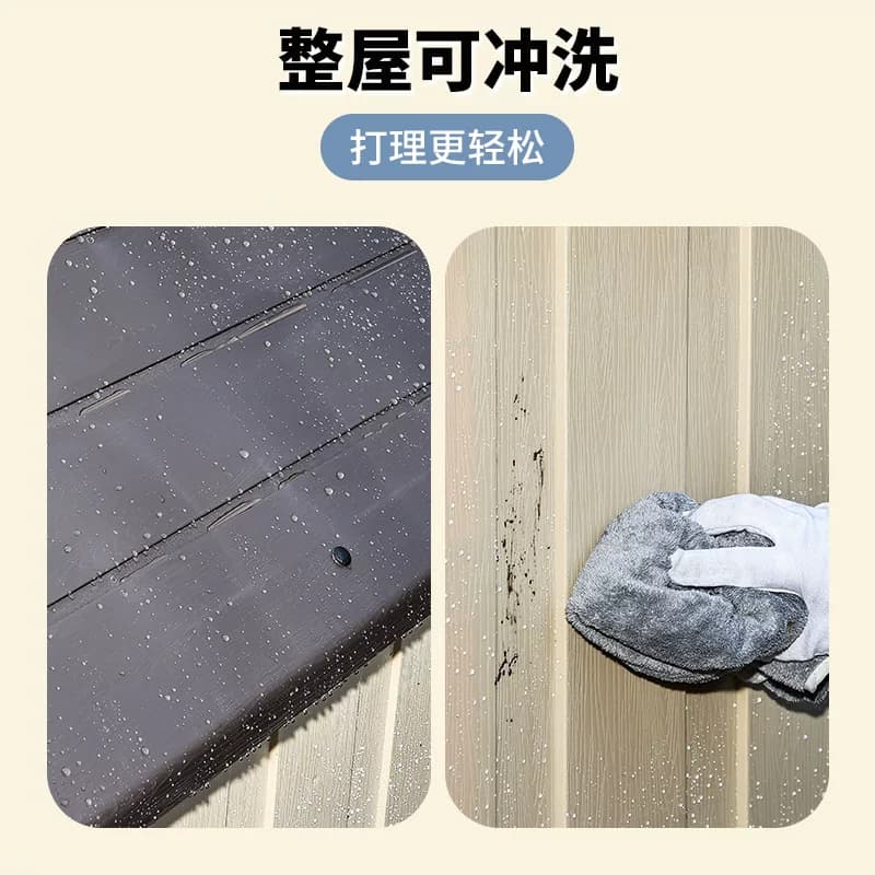 狗窝室外四季通用狗房子农村户外防雨防晒防寒中型大型犬狗屋别墅 - 缩略图4