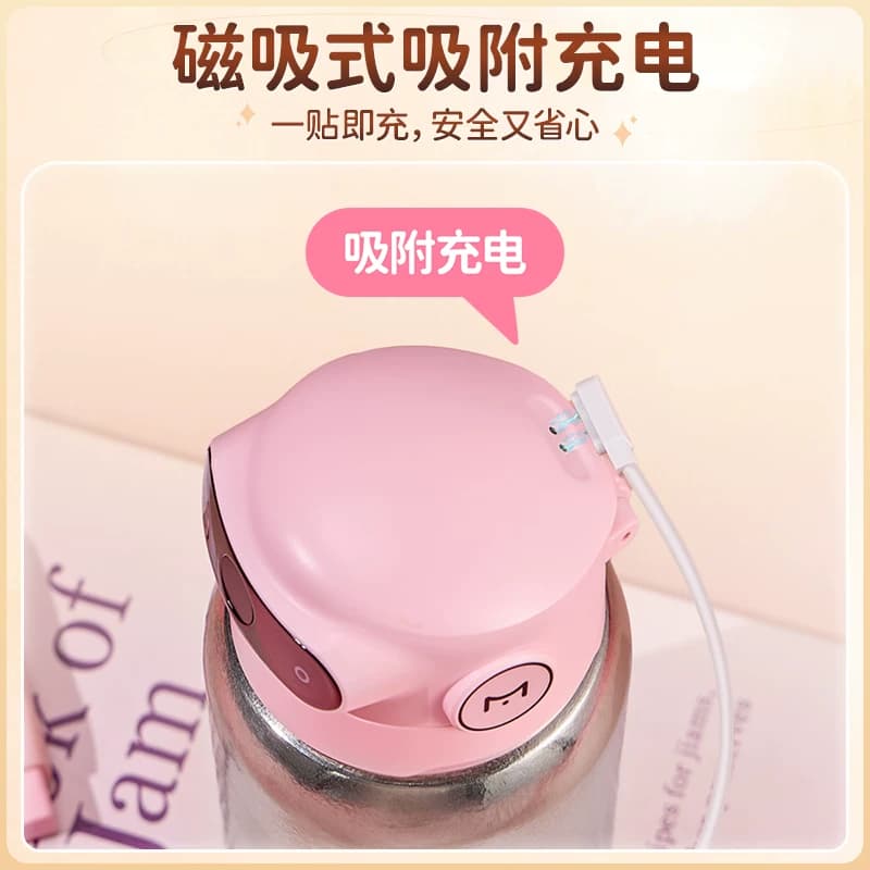 英国宝威玛儿童智能指纹密码解锁纯钛保温杯小学生专用抗菌抑菌 - 缩略图3