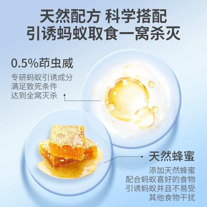 蚂蚁药一锅端室内非无毒家用杀蚂蚁饵剂楼房灭蚁胶饵专用去除蚂蚁 - 缩略图4