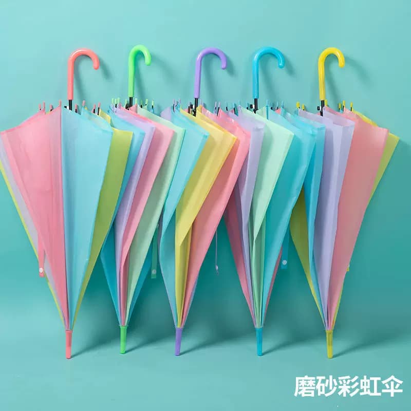 透明伞一次性雨伞长柄女广告伞定制LOGO儿童伞黑白色婚庆道具礼品 - 缩略图2