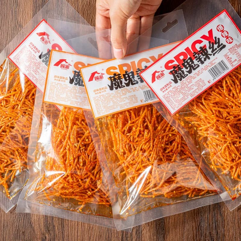顾湘大辣条小零食童年辣条丝儿时网红爆款麻辣味辣丝好吃非霸王丝 - 缩略图3