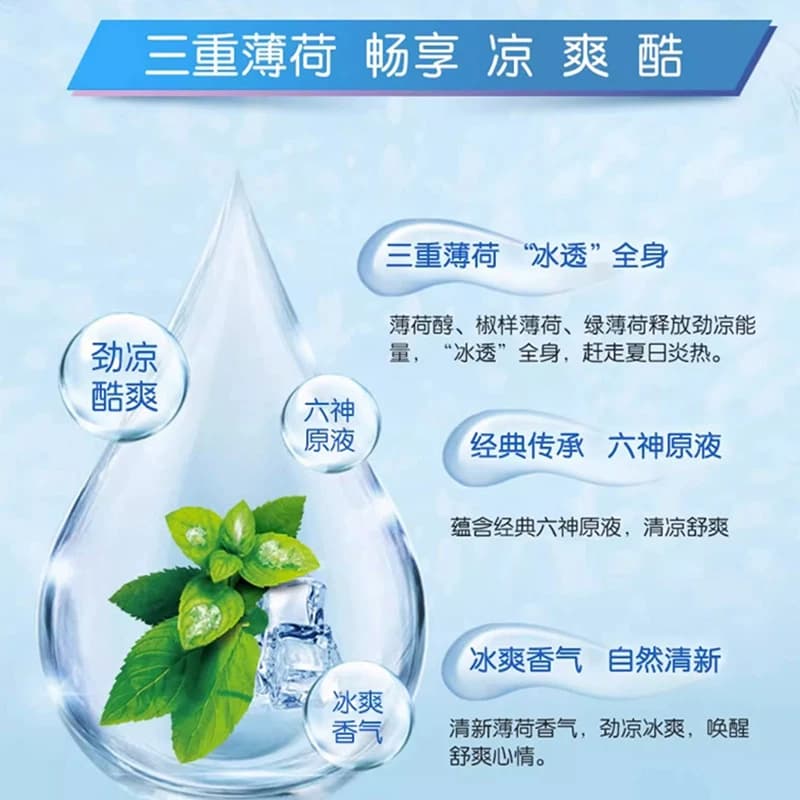 六神劲凉酷爽沐浴露1.5L实惠装薄荷清爽正品官方旗舰店留香女男士 - 缩略图3