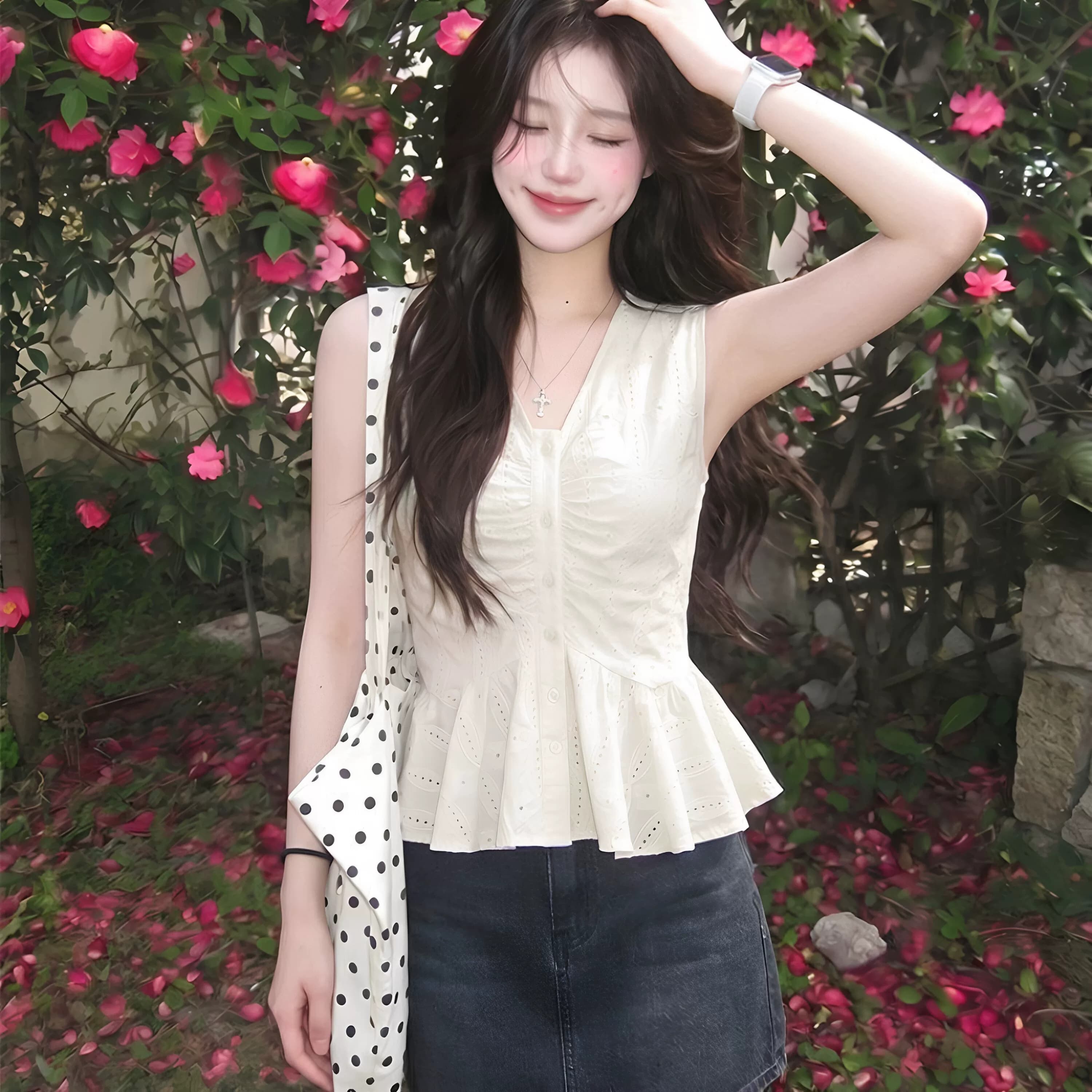 -清仓福利-新中式绝美连衣裙女夏季显瘦气质连衣裙DM - 缩略图4