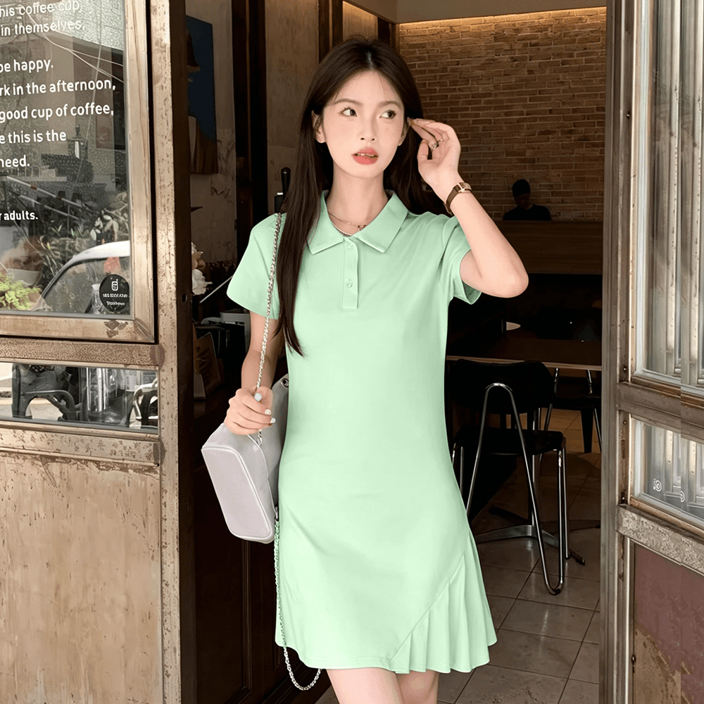 TYK 2026夏季法式绝美连衣裙女气质收腰长裙茶歇裙 - 缩略图4