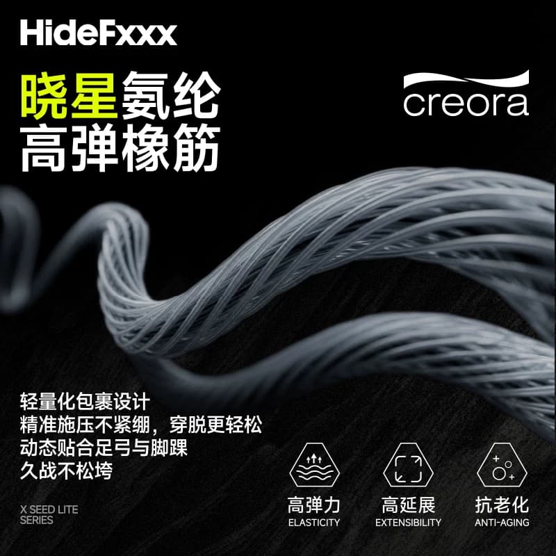 HideFxxx豹蛛赛级实战篮球袜职业运动袜子吸湿速干长筒防滑TC纱 - 缩略图5