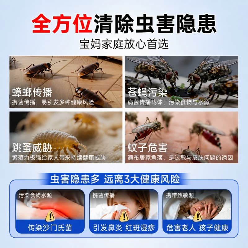 呋虫胺杀虫剂家用室内蟑螂药蚂蚁跳蚤臭非无毒气喷雾专灭驱除神器 - 缩略图2