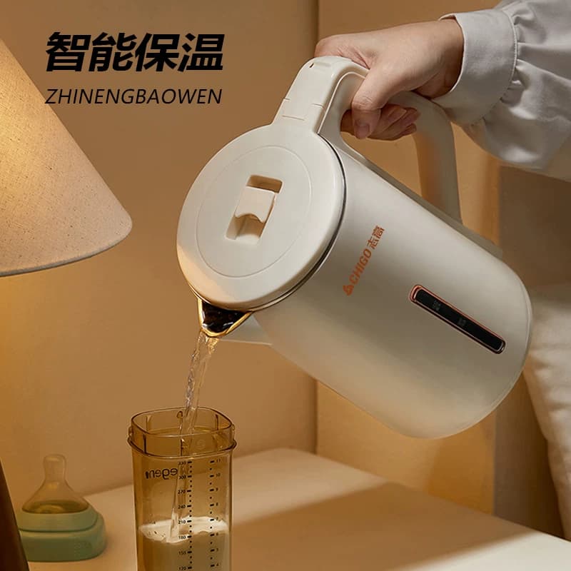 志高烧水壶家用保温一体煮开水壶智能恒温小型宿舍电热水壶不锈钢 - 缩略图5