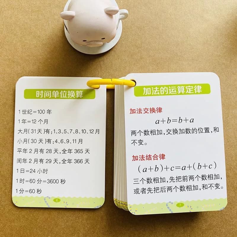 小学生数学公式大全卡片人教版数学基础知识定律计算法则记忆手卡 - 缩略图4