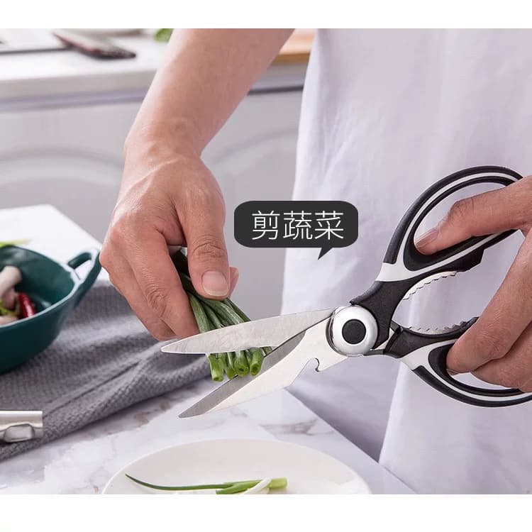 T多功能厨房专用剪刀家用杀鱼剪鸡骨烤肉神器大号不锈钢强力剪子 - 缩略图5