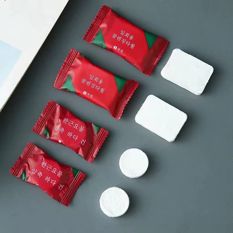 压缩毛巾旅行一次性毛巾棉便携卸妆洗脸巾加厚洁面擦脸毛巾 - 缩略图2