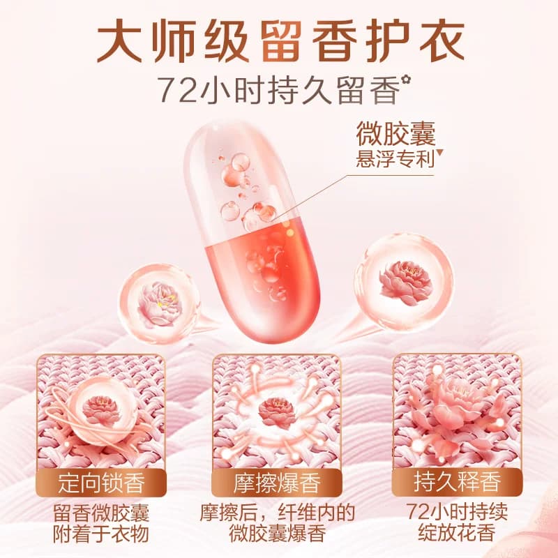 迪丽热巴推荐立白大师香氛洗衣液持久留香炫彩护色柔天然柔顺洁净 - 缩略图5