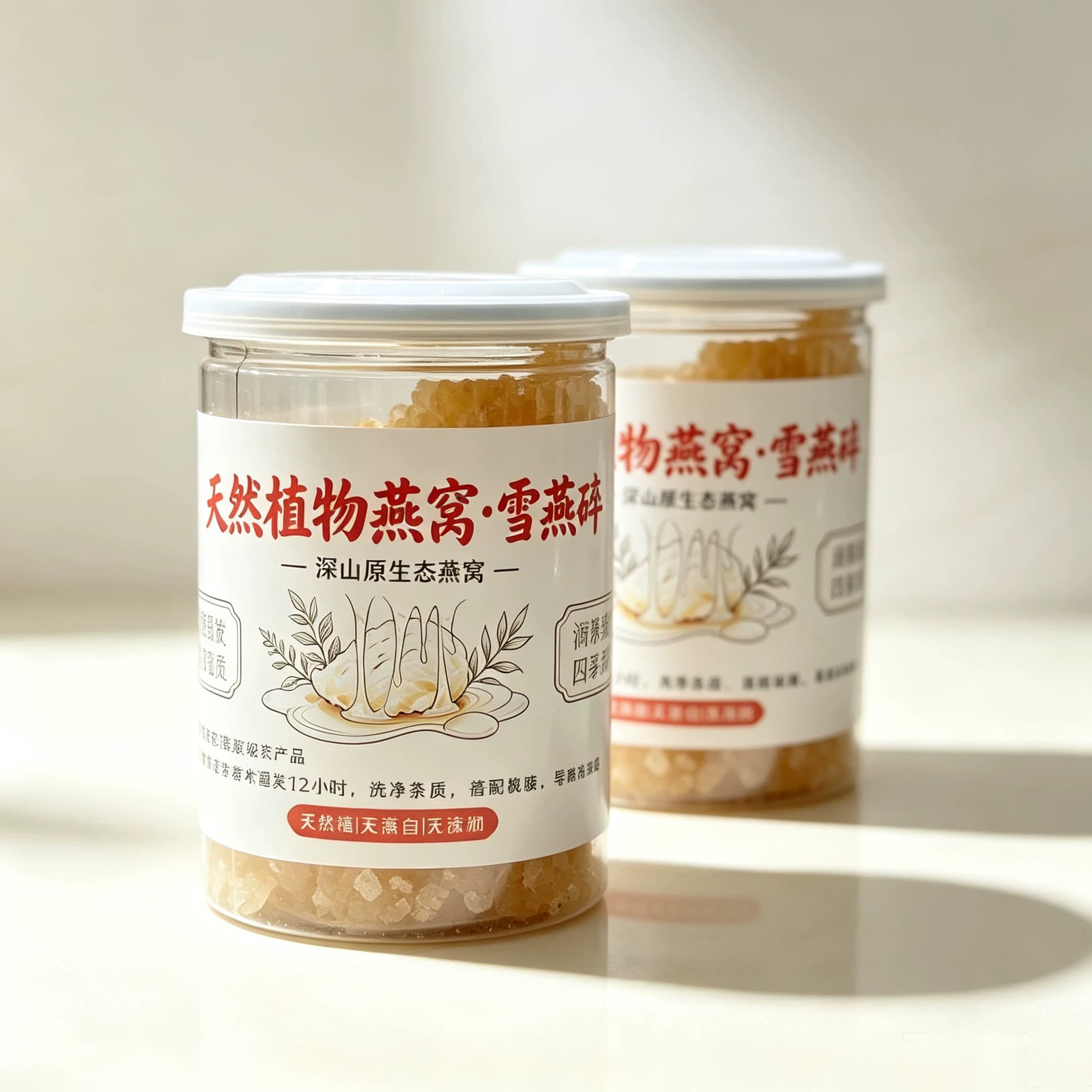 天然植物燕窝雪燕碎罐装深山原生态无添加日常滋补营养纯天然 - 缩略图3