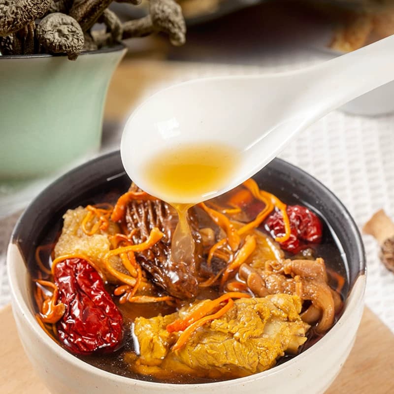 羊肚菌汤包羊肚菌鹿茸菇蛹虫草鸡油菌北风菌多种菌菇搭配30克/袋 - 缩略图3