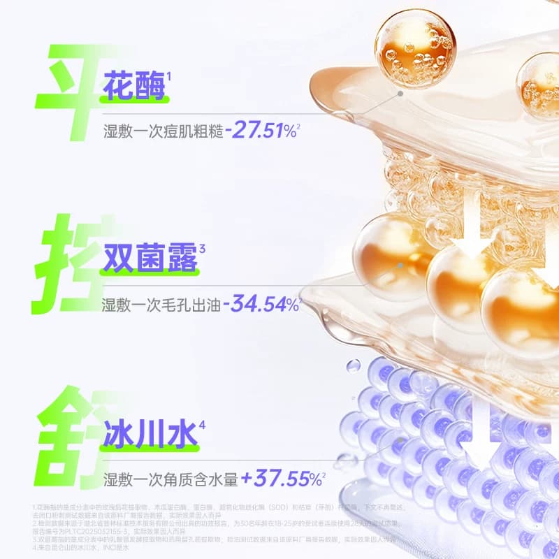 闭口酶酶贴控油收缩毛孔湿敷棉舒缓温和祛闭口粉刺青春期贴片面膜 - 缩略图4