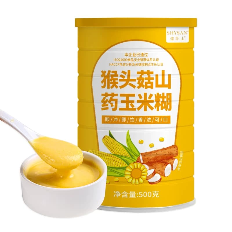 猴头菇山药玉米糊即食早餐代餐粥即速食冲泡食品饱腹谷物粉 - 缩略图5