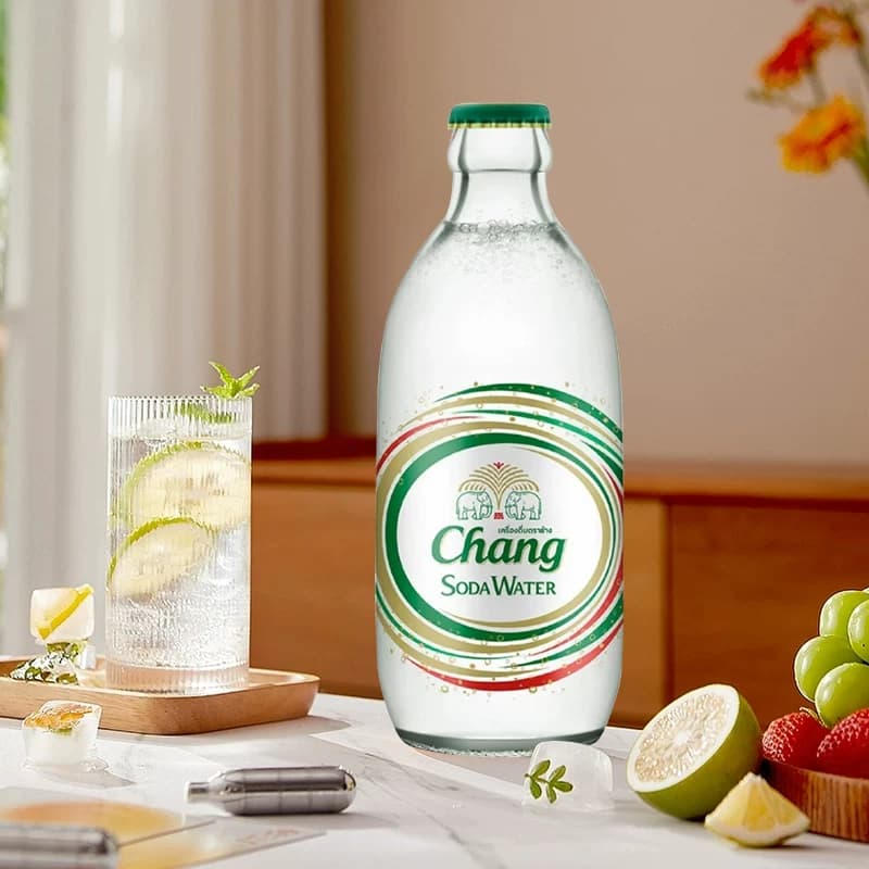 泰国chang泰象苏打水泰象气泡水无糖饮料325ml*24瓶整箱强劲气泡 - 缩略图3