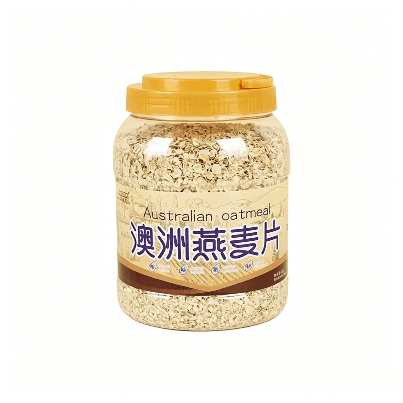 澳洲纯燕麦片2斤1桶原味中老年冲泡即食免煮早餐冲饮代餐速食 - 缩略图5
