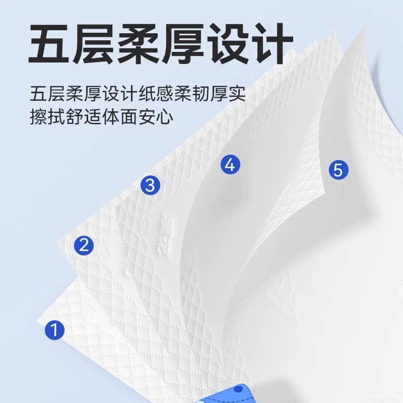 漫花抽纸餐巾纸擦手面巾纸纸抽原生木浆纸巾宿舍实惠装纸抽卫生纸 - 缩略图4