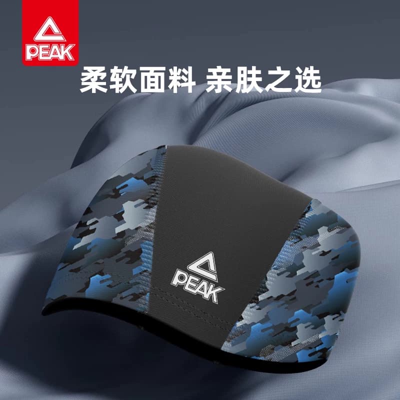 匹克泳帽男舒适布帽不勒头成人加大头围女长发护耳训练专用游泳帽 - 缩略图5