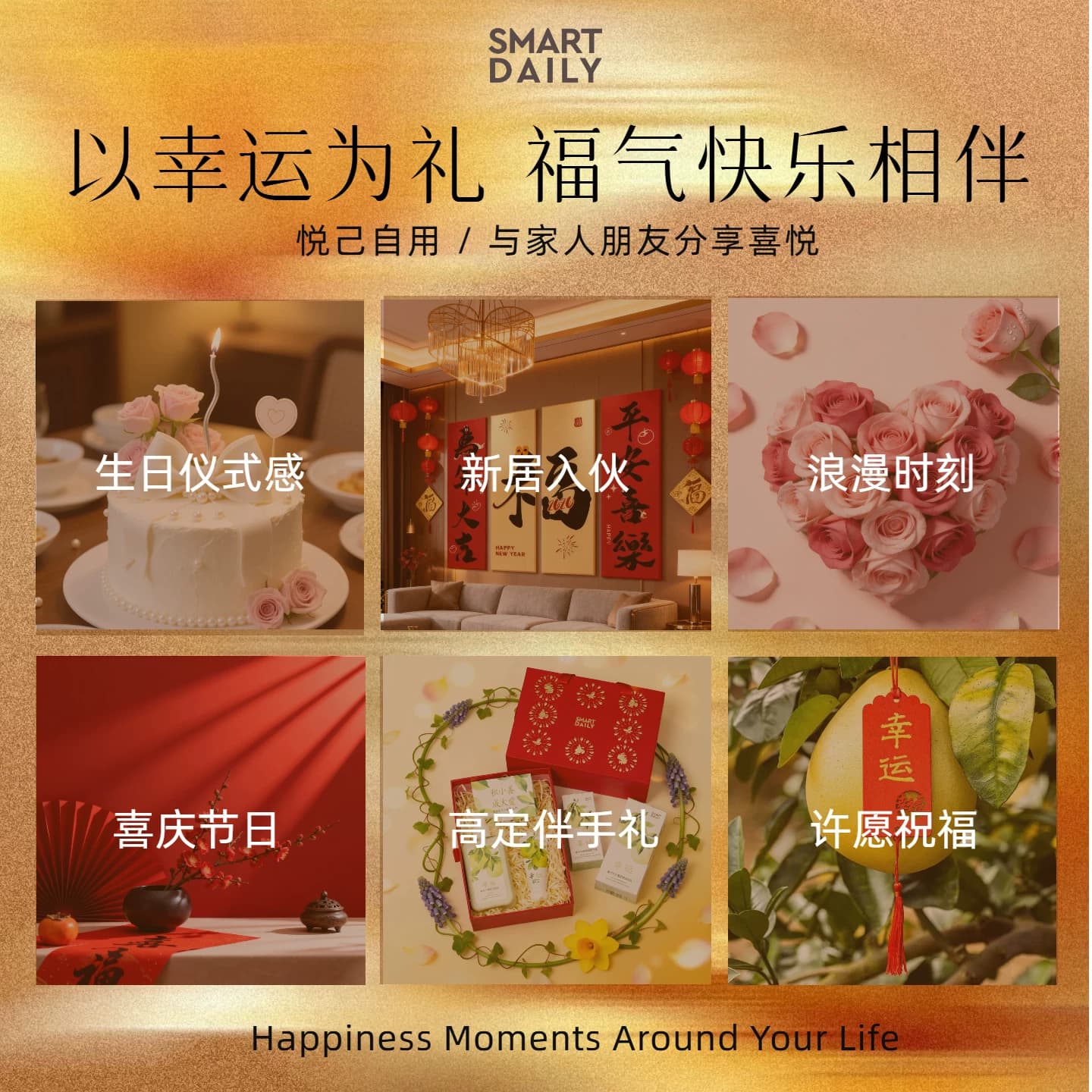Smart Daily淳存柚见幸运身体香氛礼盒护手霜套装礼物柚子身体乳 - 缩略图3