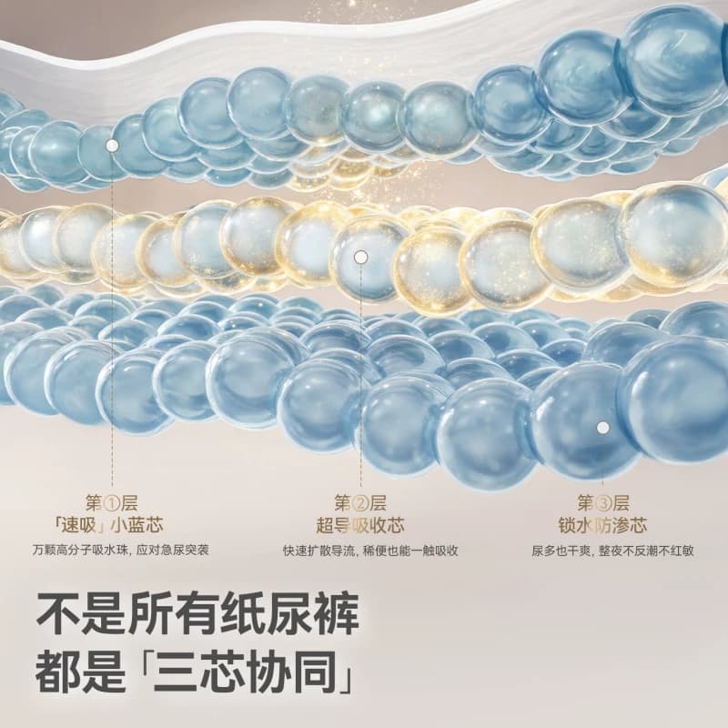 贝肽斯拉拉裤试用装纸尿裤胎脂皮大师护臀尿不湿呼吸超薄夜用优选 - 缩略图3