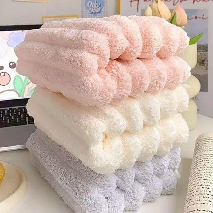 毛巾吸水珊瑚绒速干成人洗脸不易洗澡面巾学生宿舍糖果色柔软a - 缩略图5