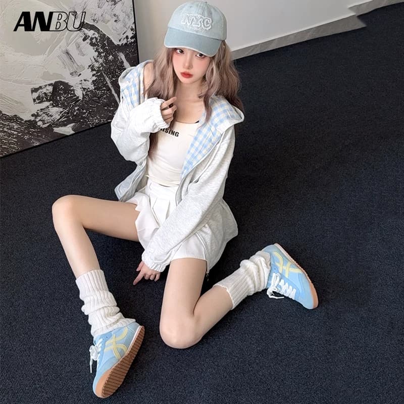 安步费启鸣同款春秋复古真皮百搭阿甘鞋德训鞋轻便休闲运动鞋正品 - 缩略图3
