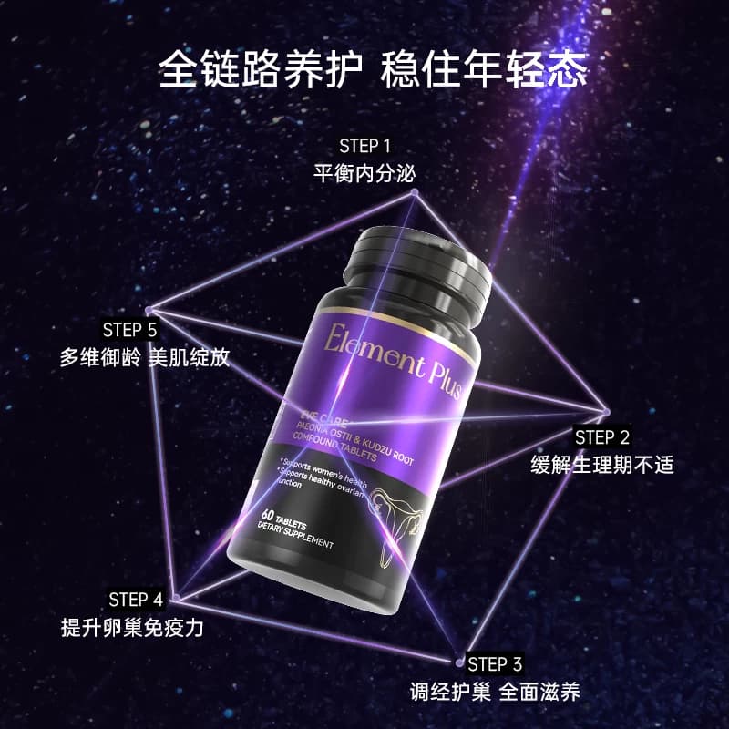 【临期】ElementPlus乐本加丹凤牡丹花葛根片卵巢保养片女性私处 - 缩略图4