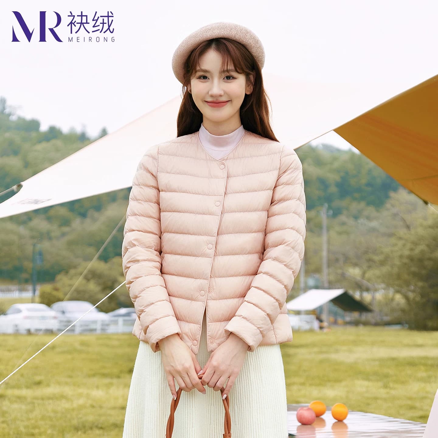 袂绒羽绒内胆女2026新款内穿圆领轻薄羽绒服内搭打底冬季背心外套 - 缩略图3