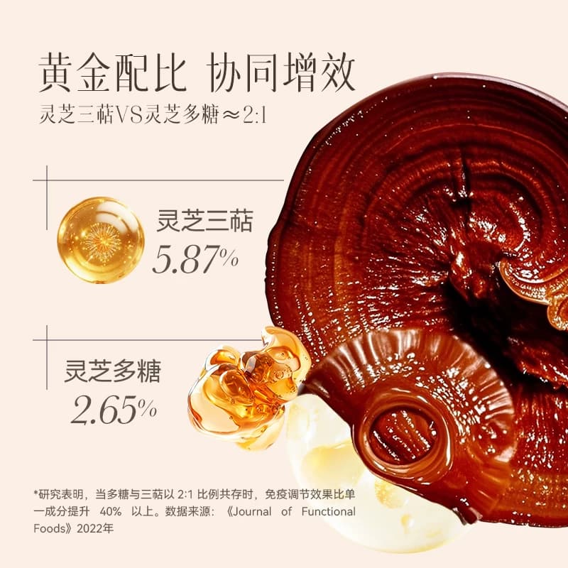 御沁品破壁灵芝孢子粉灵芝孢子油中老年送长辈官方旗舰店正品60袋 - 缩略图2
