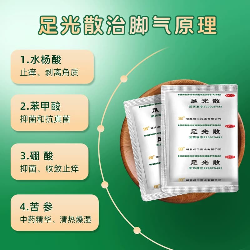 维孚足光散去真菌旗舰店止痒正品泡脚的泡脚粉足光粉脚气官方 - 缩略图3