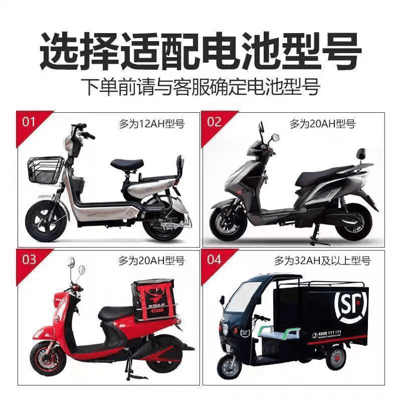天能电动车电池铅酸蓄电池48V60V72V石墨烯雅迪爱玛台铃电瓶原装 - 缩略图2
