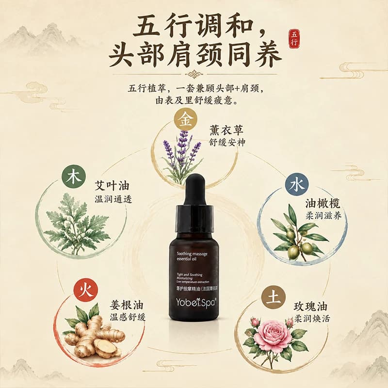 头部按摩油高浓度睡眠头部精油按摩经络拨经按摩精油薰衣草精油L - 缩略图2
